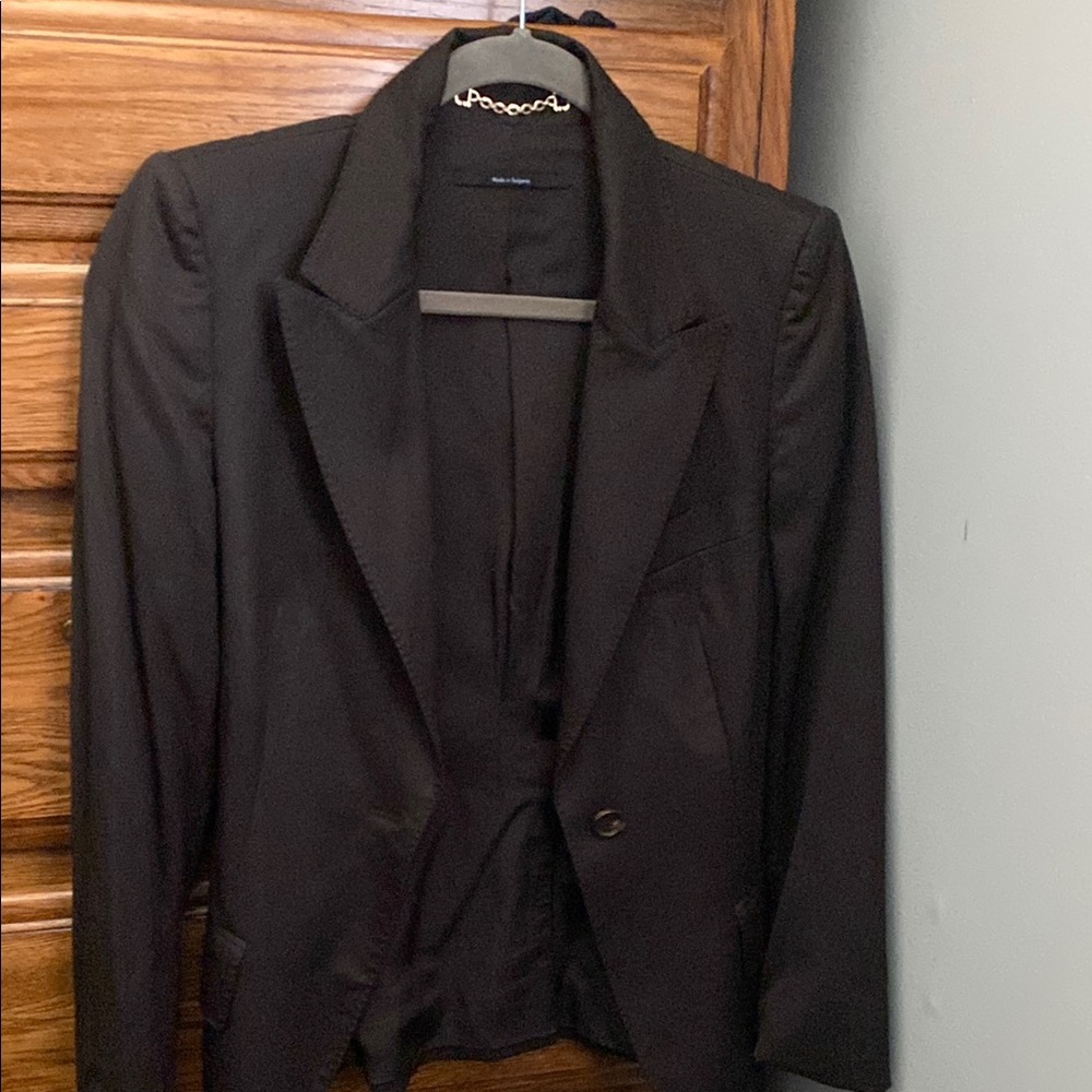 Gucci Brown Blazer Tailored Suit Jacket